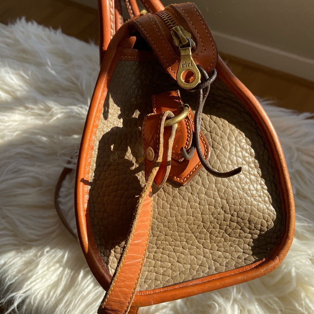 Dooney & Bourke Tan and Brown Tote Bag - Picture 2 of 8
